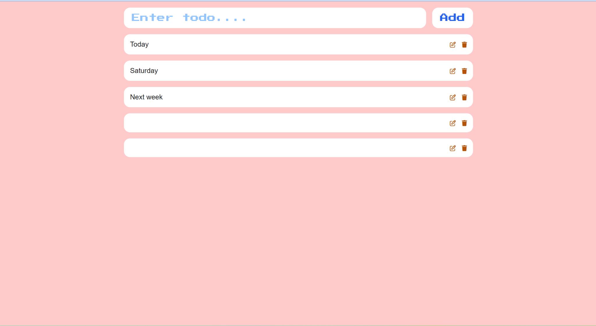 To-do list app built with React JS